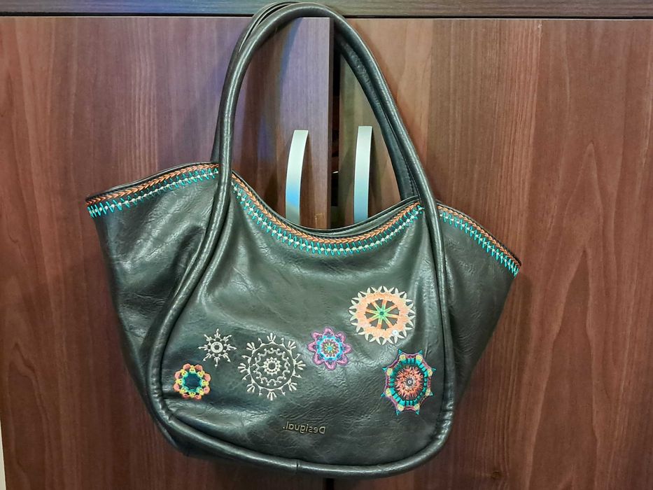 Torba Desigual na ramię z kosmetyczką