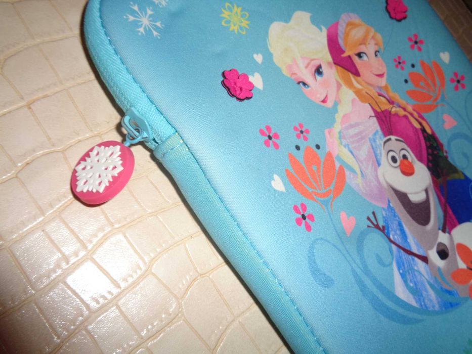 Disney FROZEN Kraina Lodu miękkie etui na tablet iPada pokrowiec zamek