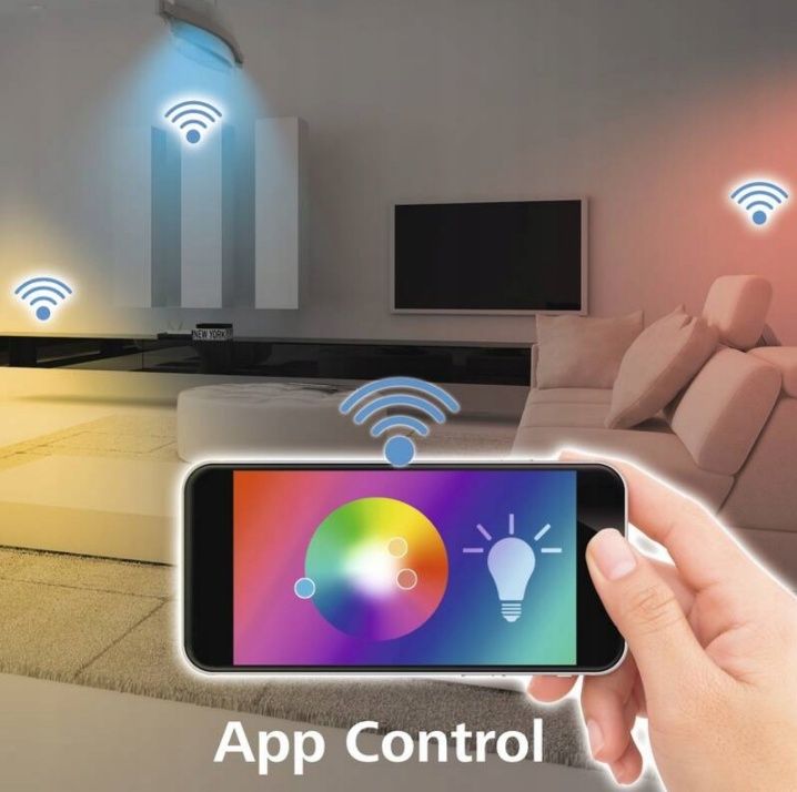 Inteligentna żarówka LED Hama SMART WiFi E14, 5,5 W, RGBW