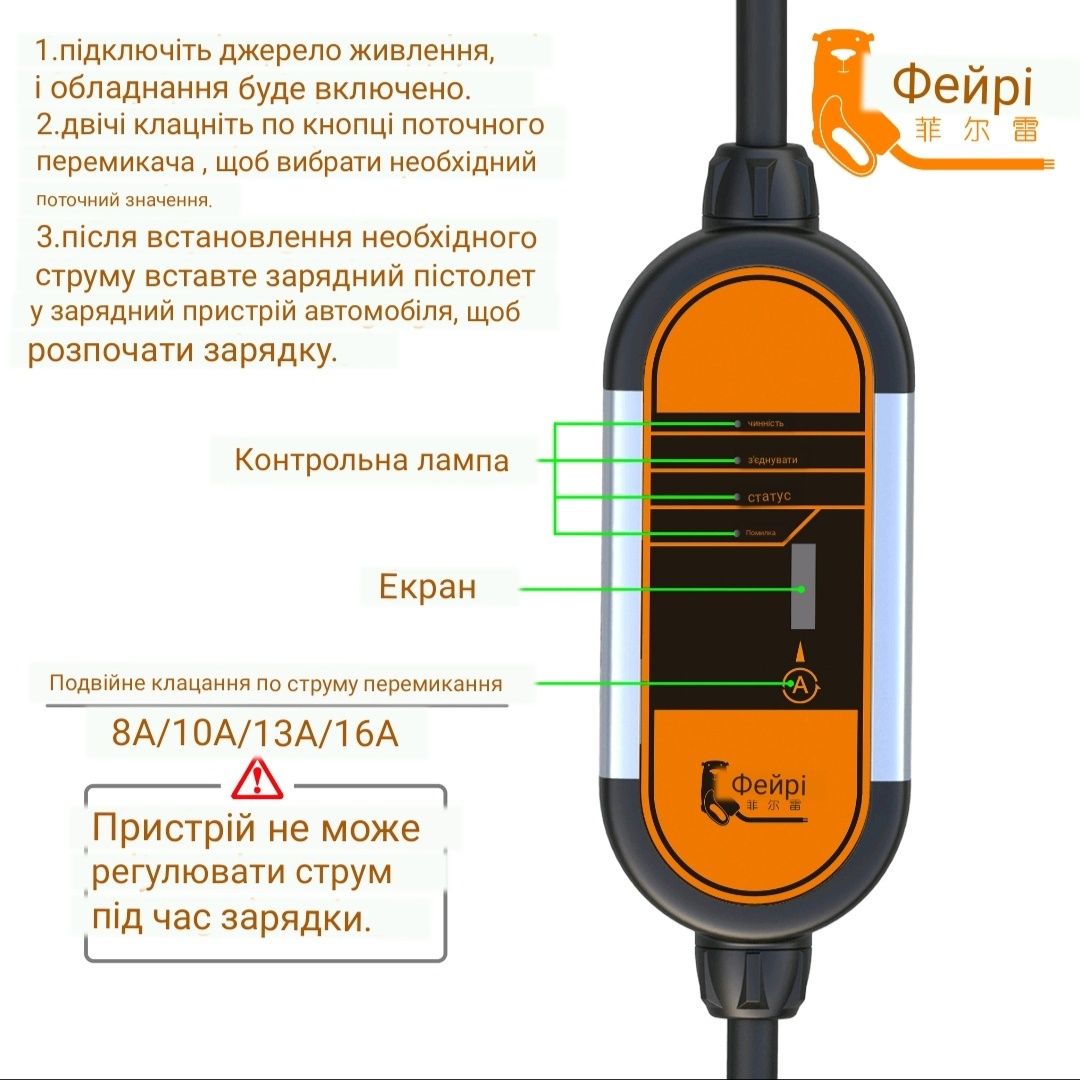 J1772 Type 1 Зарядний пристрій для електромобілів EV