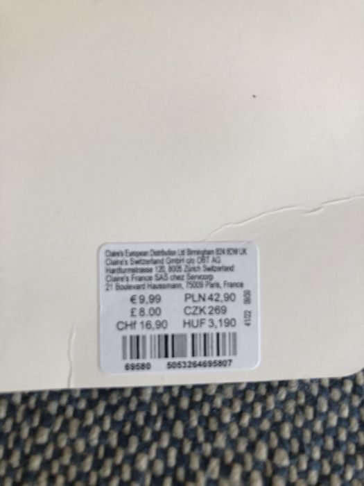 Porta chaves da Claire’s