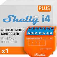 Shelly Plus i4 Controller Wi-Fi, Bluetooth [Klasa energetyczna A]
