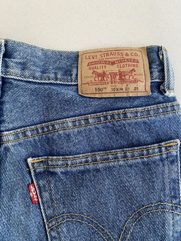 Levi’s 550 spodnie jeans chłopiec W23 L25