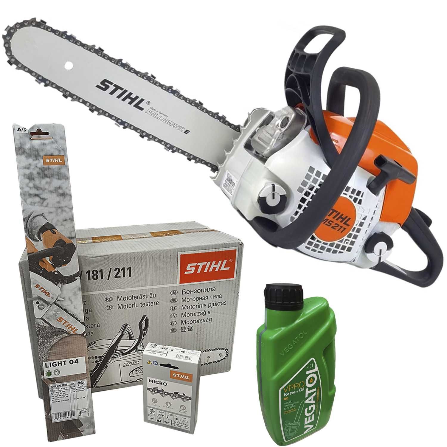 Pilarka spalinowa MS 211 piła łańcuchowa STIHL nowe gwa. Faktura VAT