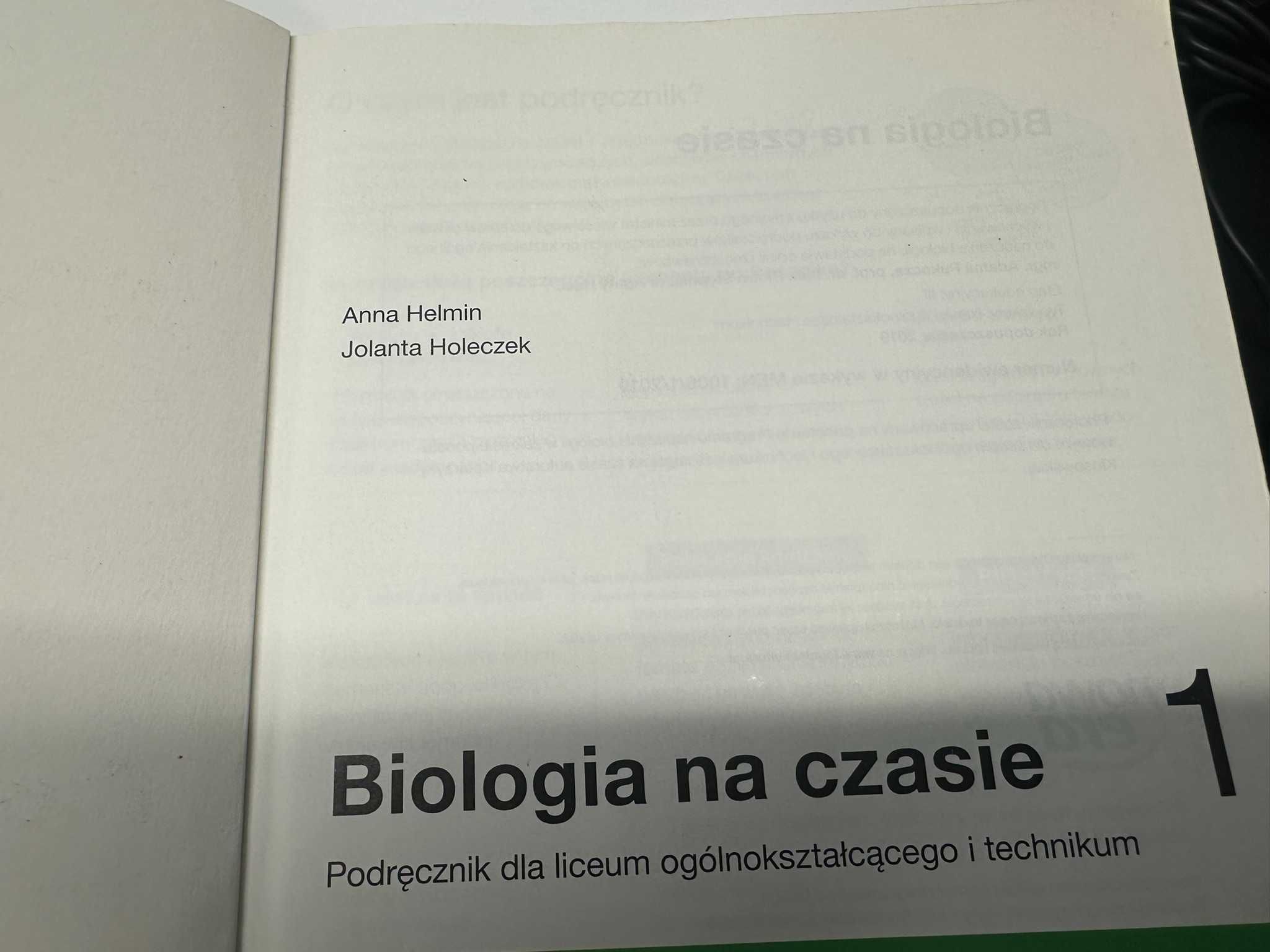 Biologia na czasie. Podręcznik dla LO i technikum. Zakres podstawowy