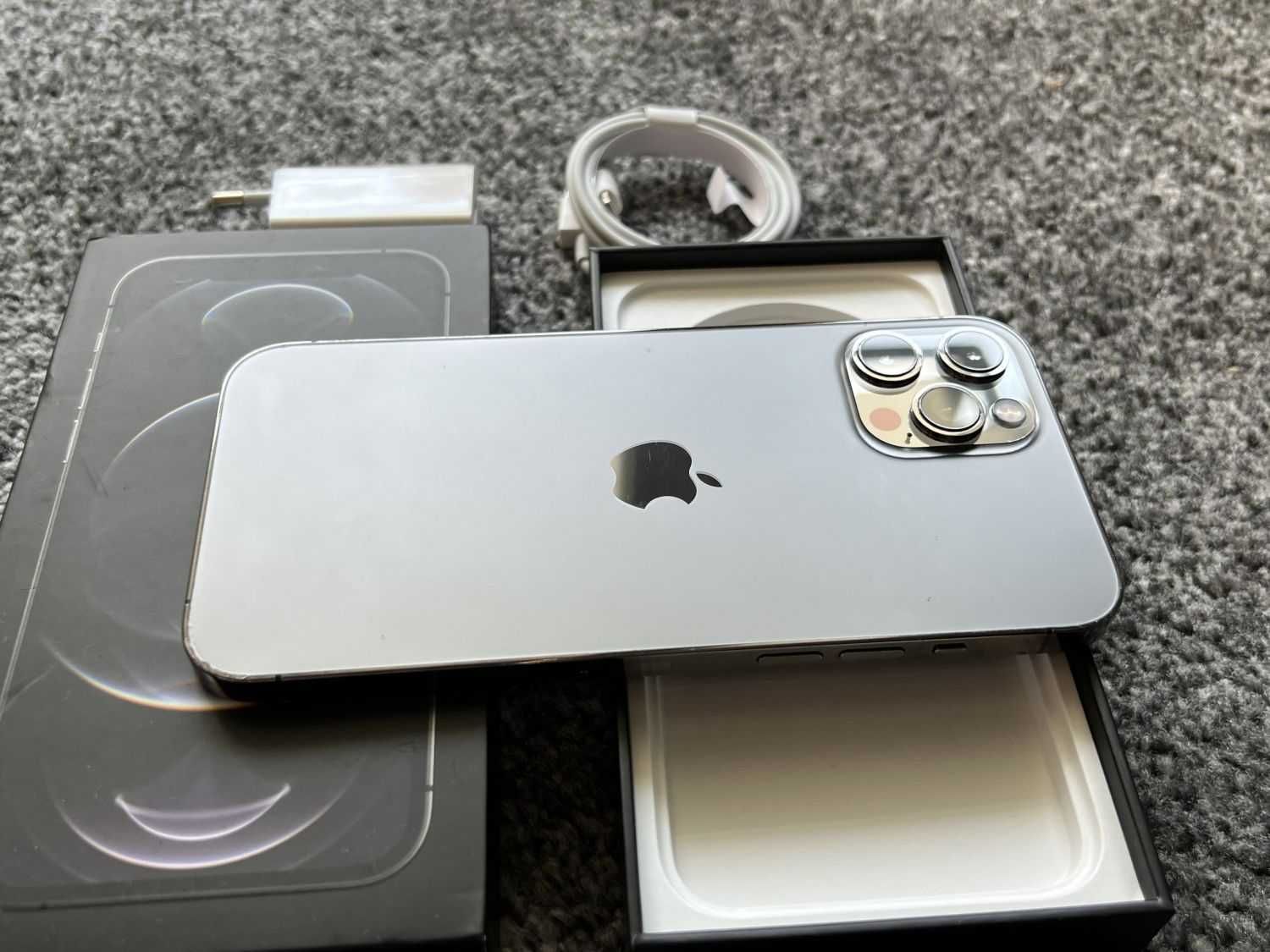 iPhone 12 Pro Max 128GB SPACE GREY SZARY Grafitowy Bateria 98% GW FV