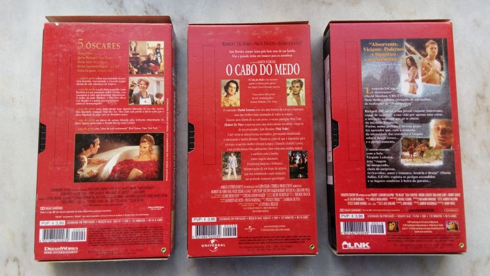 Filmes em VHS da coleção TV Guia - Os melhores filmes da nossa vida