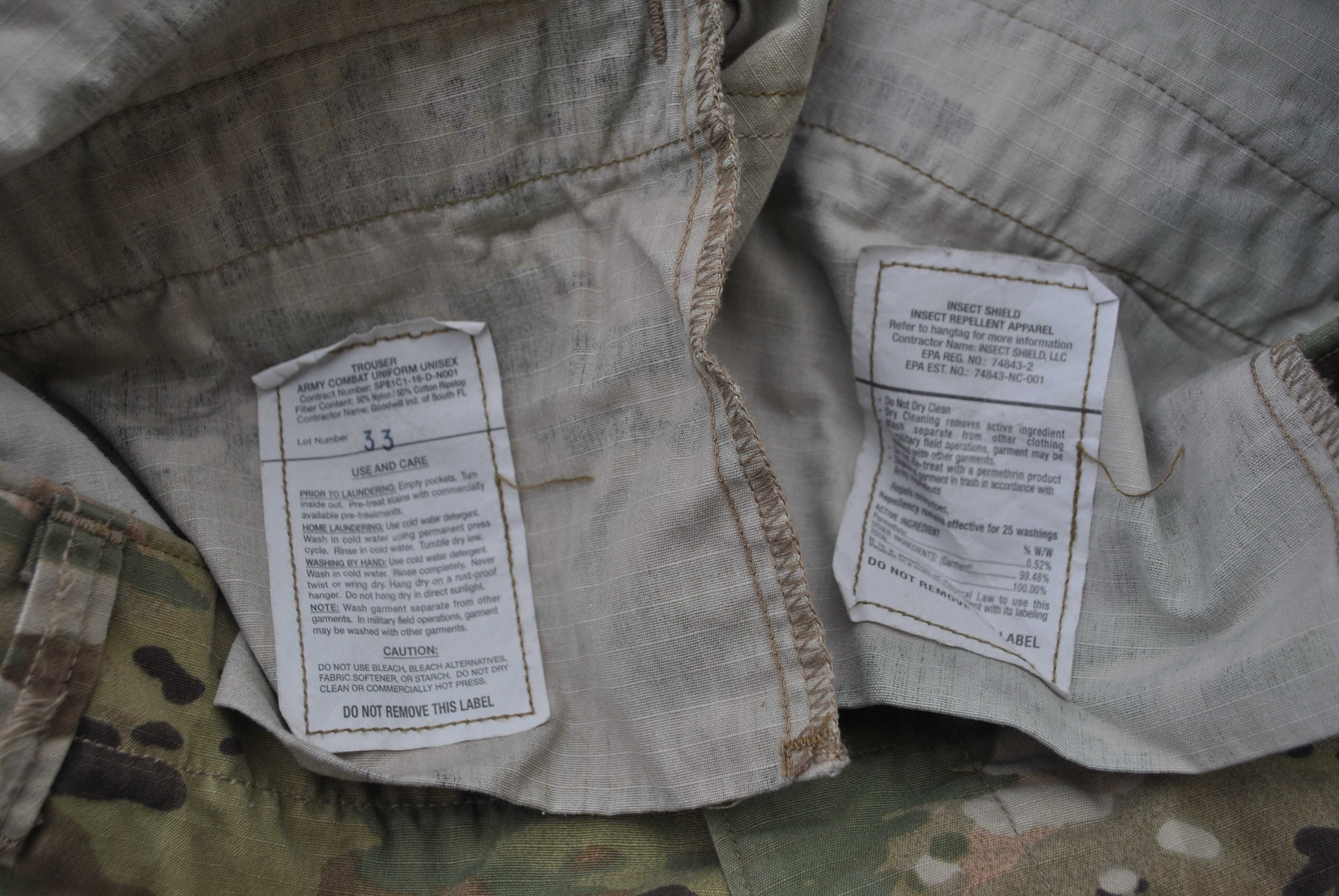 mundur multicam medium regular us army 50/50 używany MR