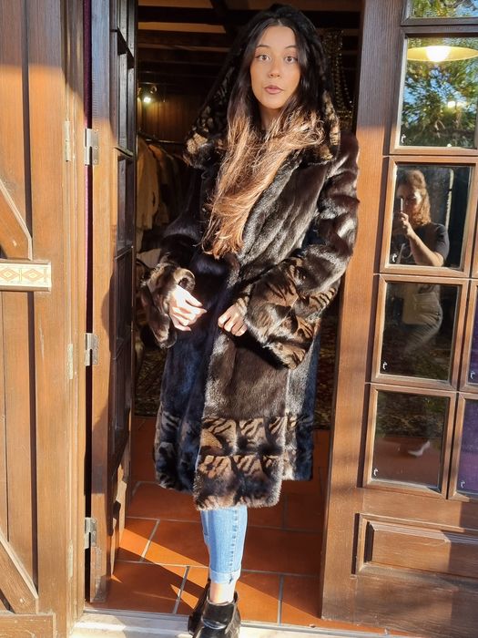 Fantástico casaco de vison blackfriday