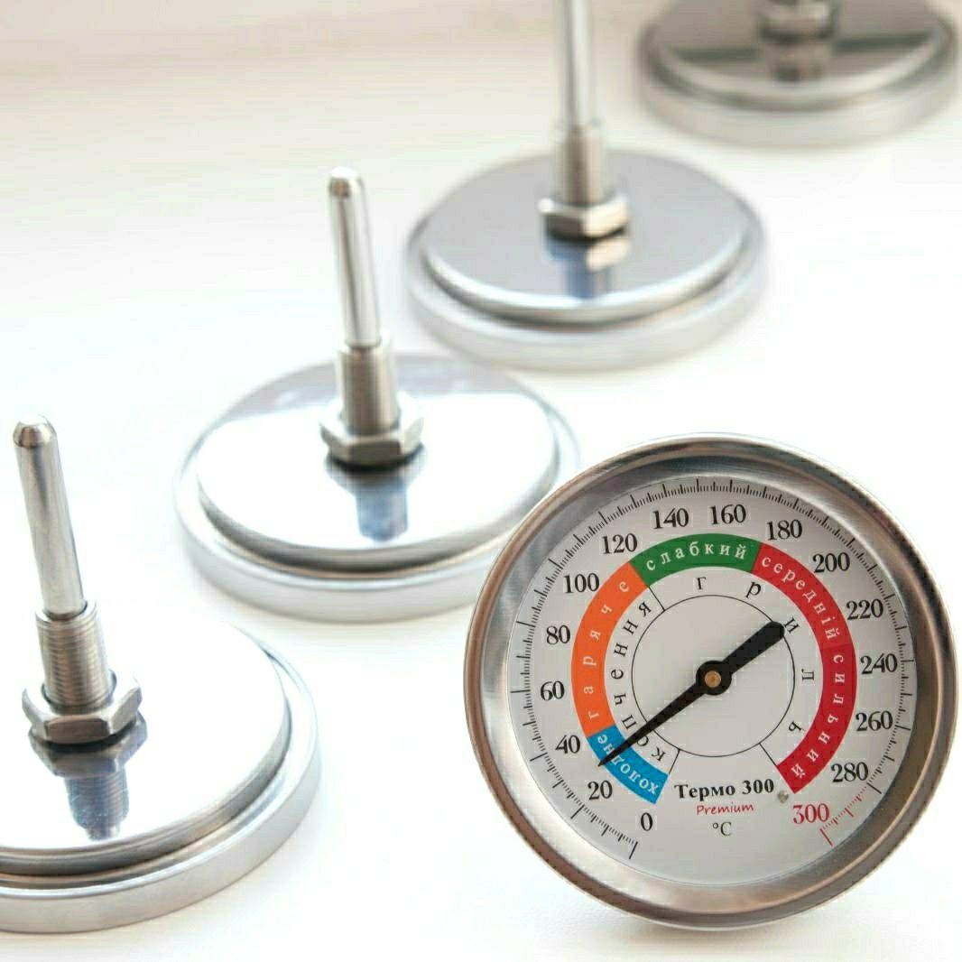 Термометр для коптильні гриля TERMO 300 Premium 0-300C Україна