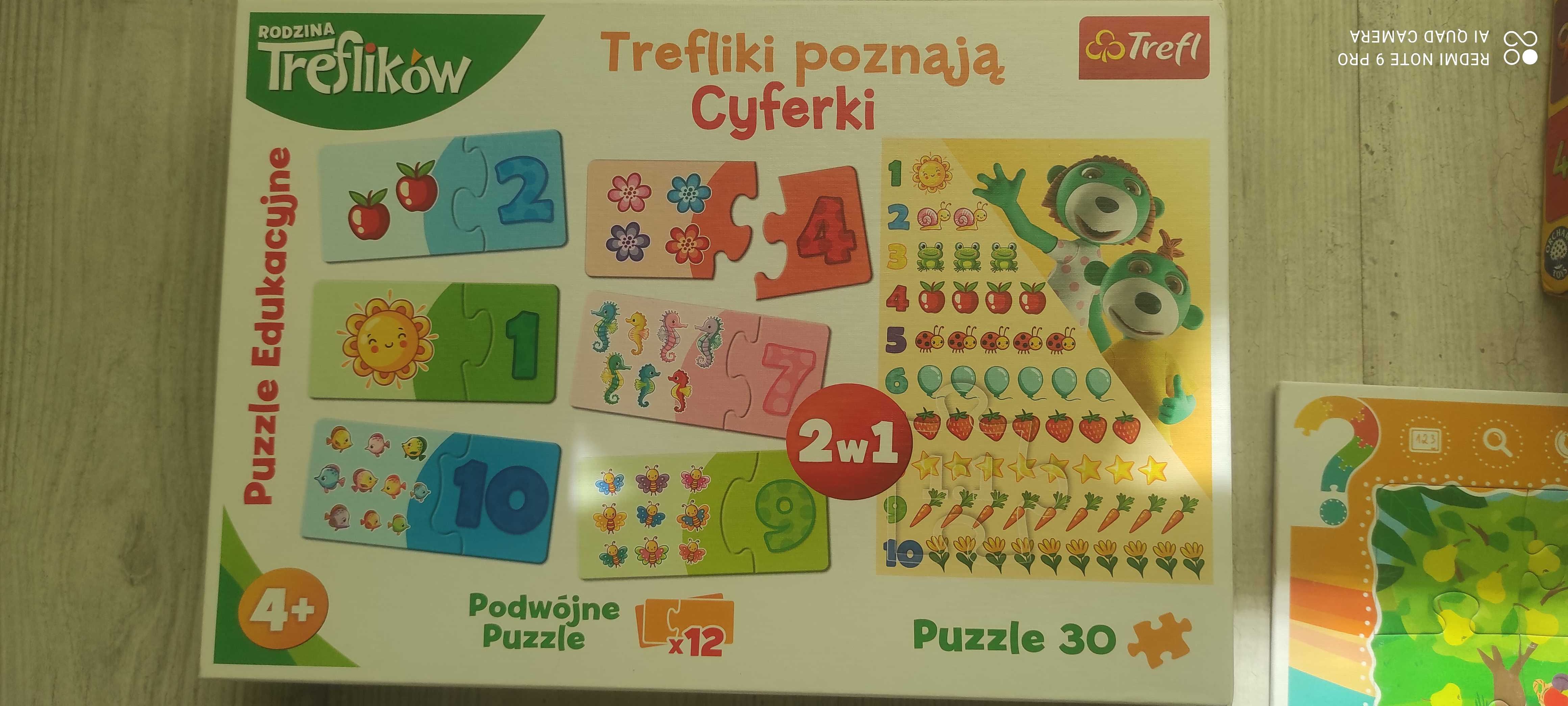 Puzzle układanki 3+