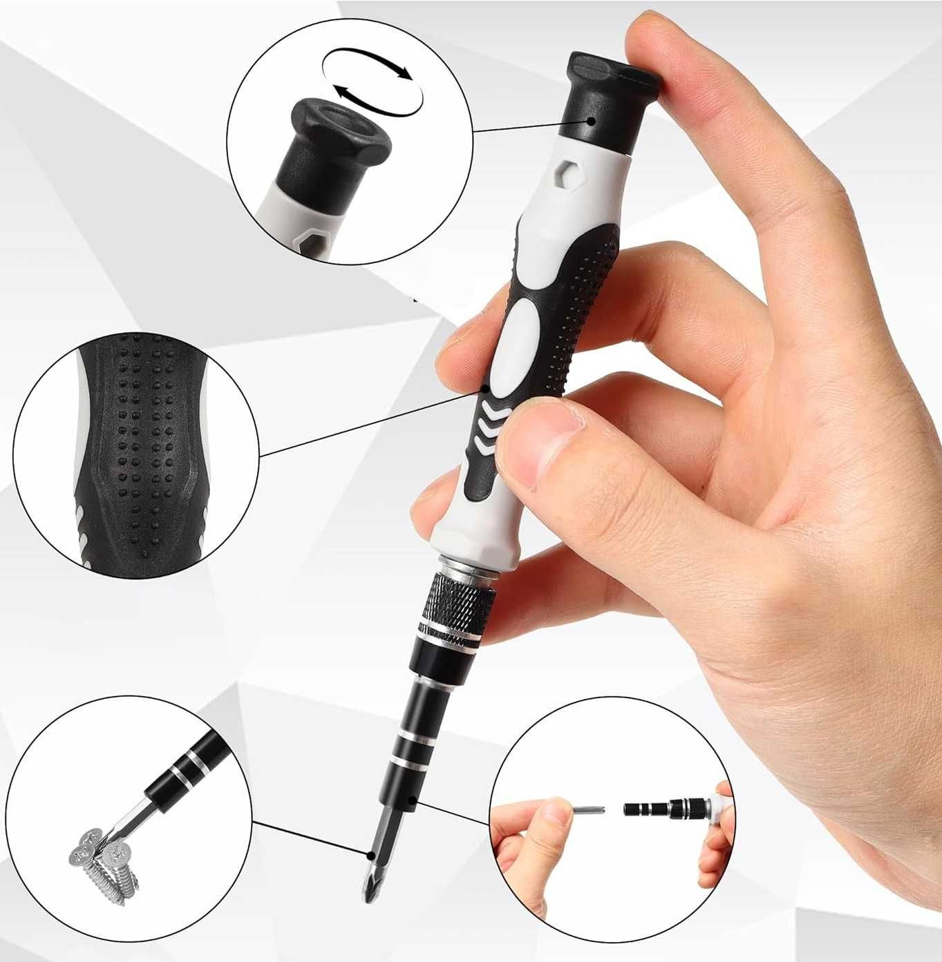 Zestaw śrubokrętów 118w1 precyzyjne wkrętaki TORX K-1309