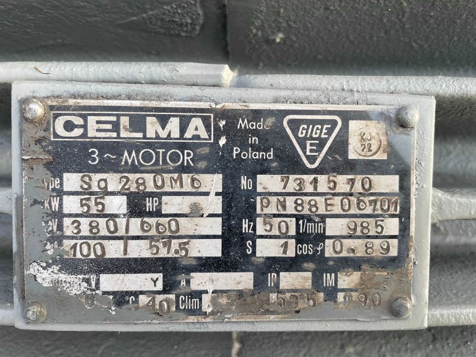 Silnik elektryczny 55 kW 980 obr