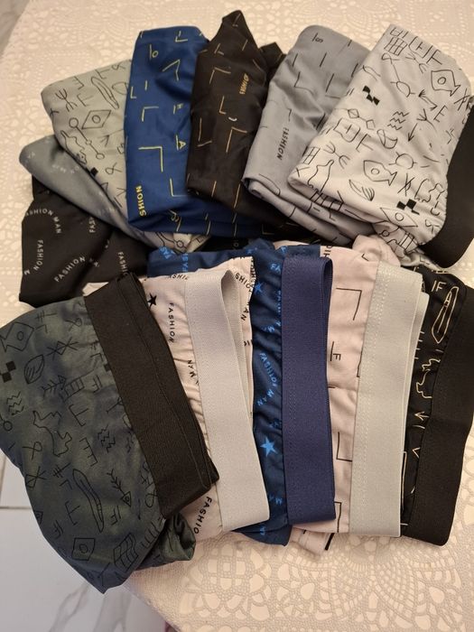 Bokserki majtki męskie M 12 par