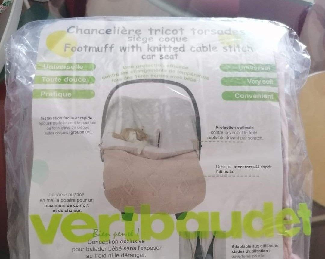 Capa/saco com forro polar para (ovo) babycoque da Vertbaudet