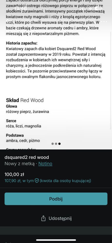 Dsquared 2 Red Wood 50 ml