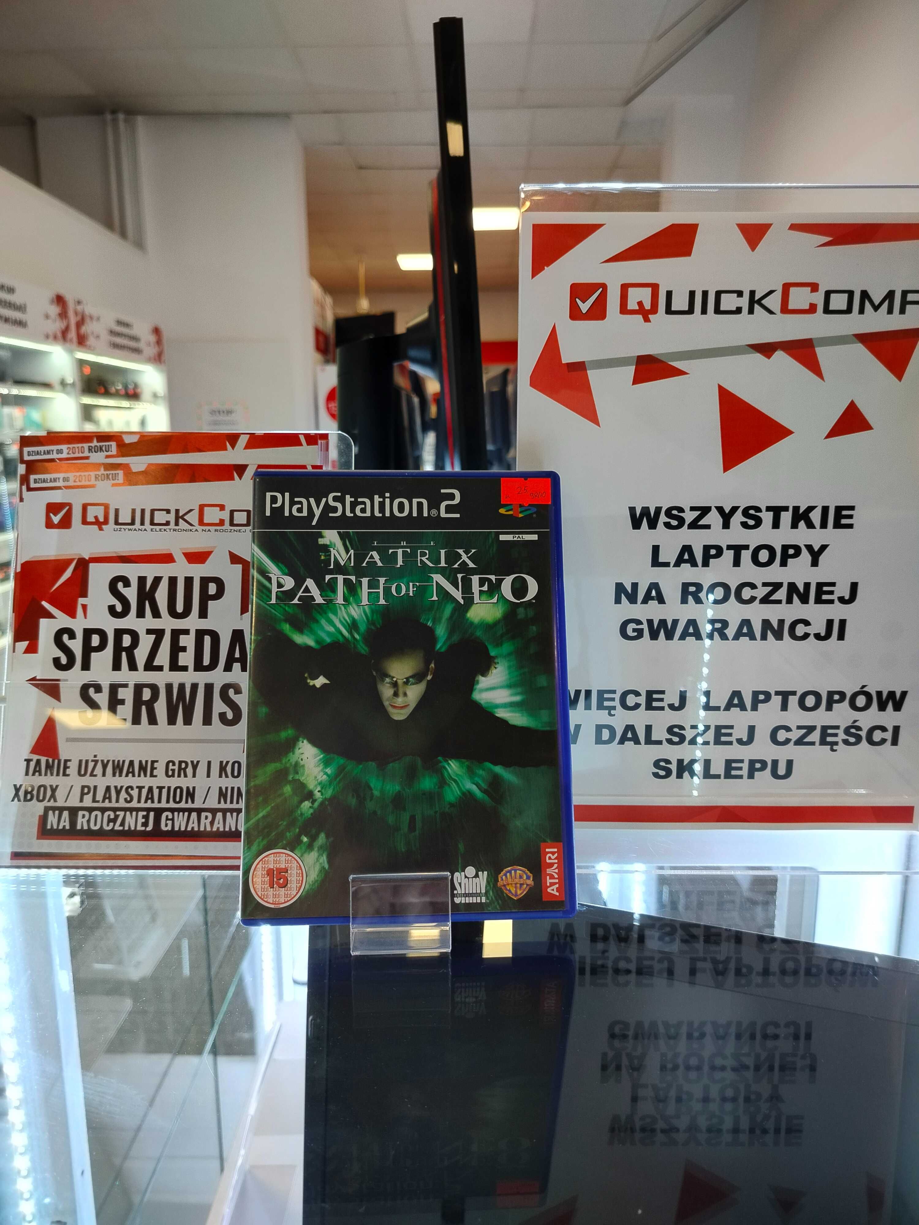 Gra PlayStation 2 PS2 MATRIX Path Of Neo Gwarancja 1 Rok QUICK-COMP