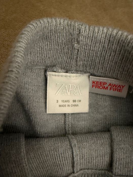 Костюм ZARA (худі + штани), сірий трикотаж