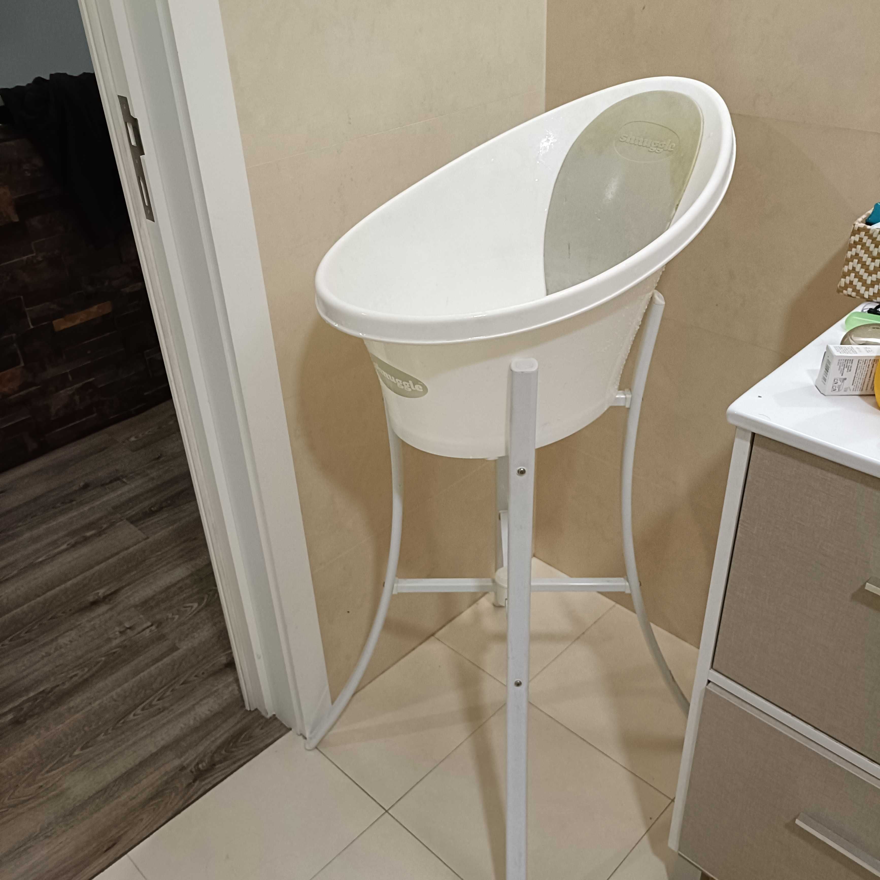 Banheira bebé com suporte