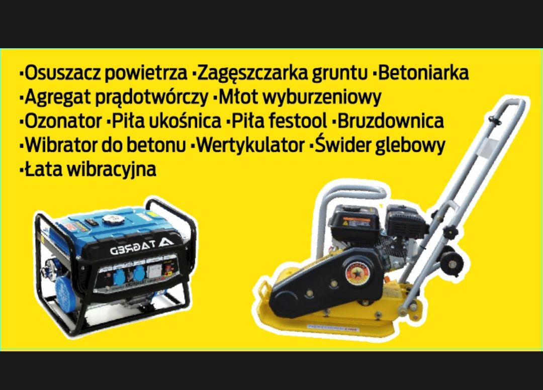 Listwa wibracyjna łata wynajem wynajmę wypożyczalnia