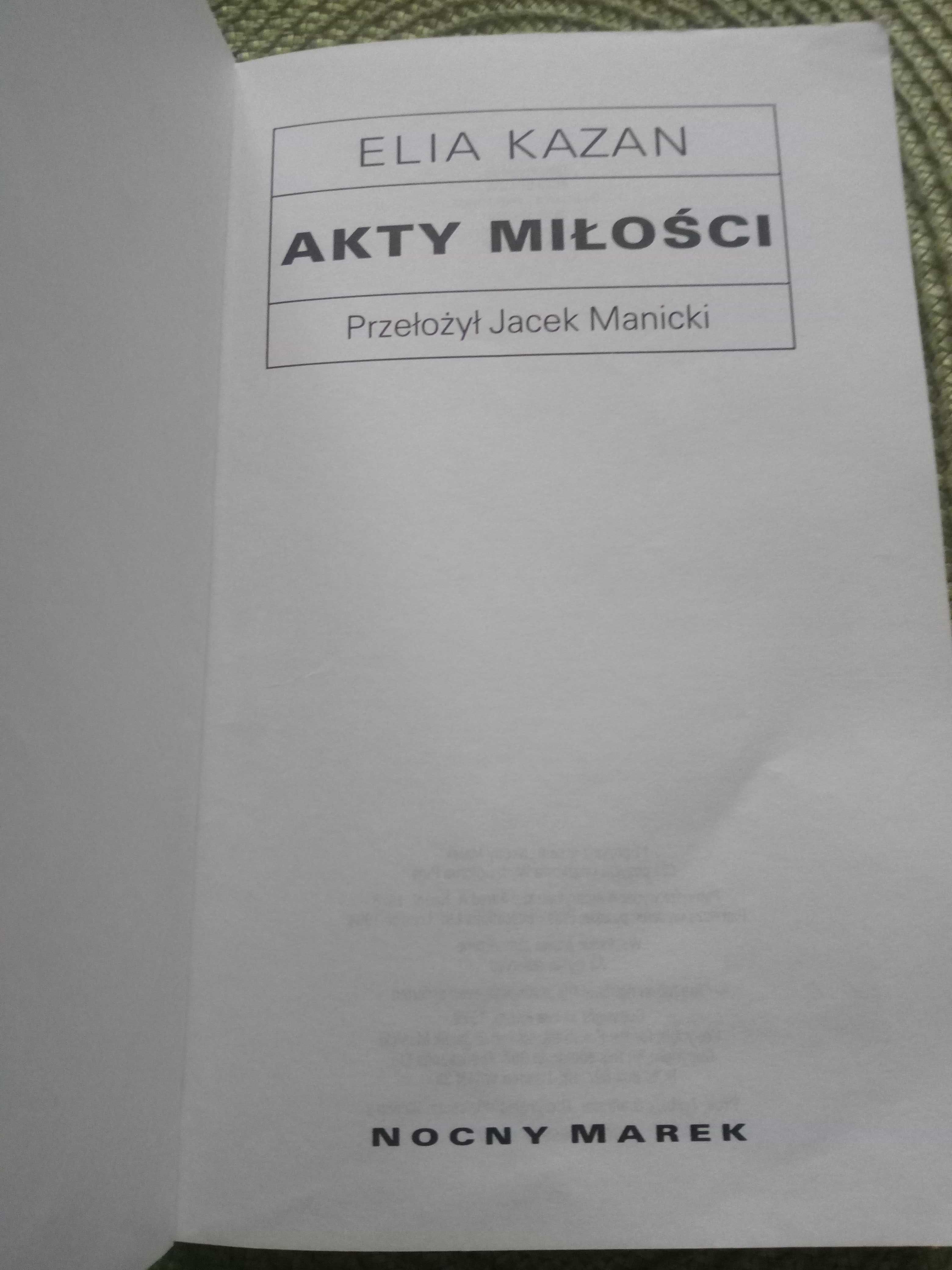 Książka ,,Akty Miłości"