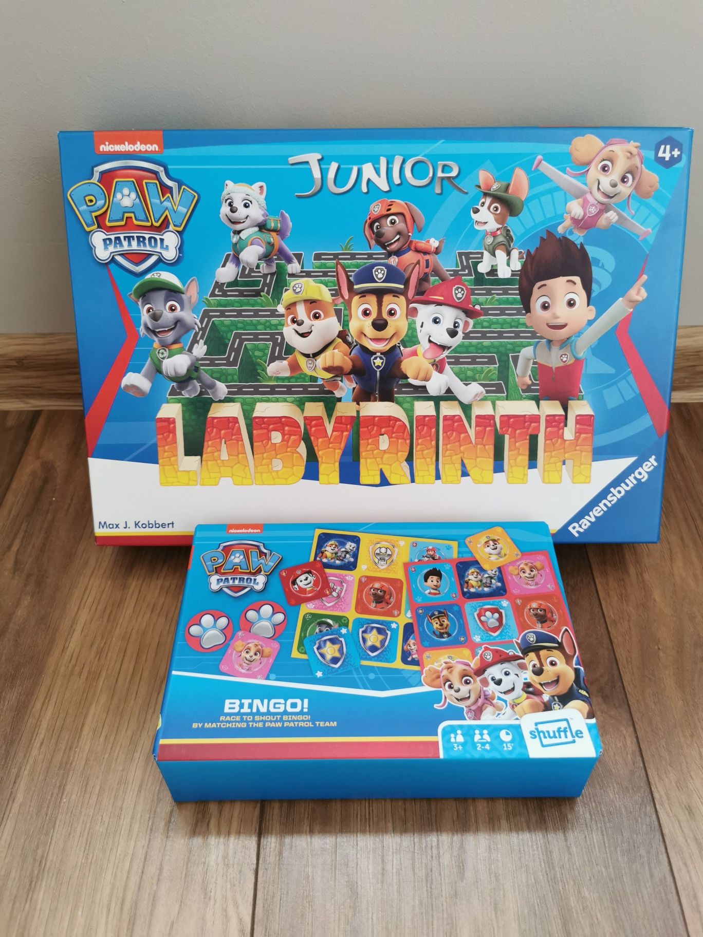 Gra Labirynt i Bingo Psi patrol