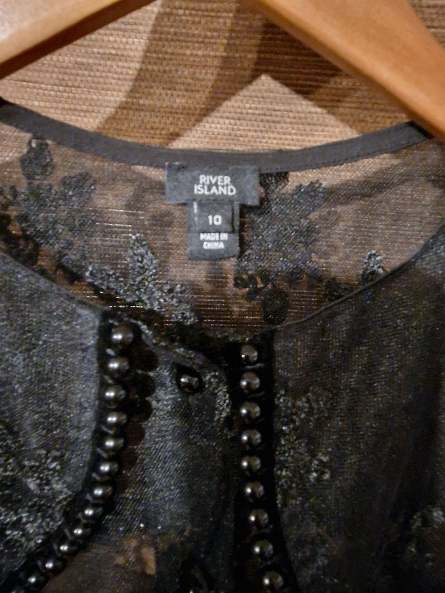 Blusa River Island preta