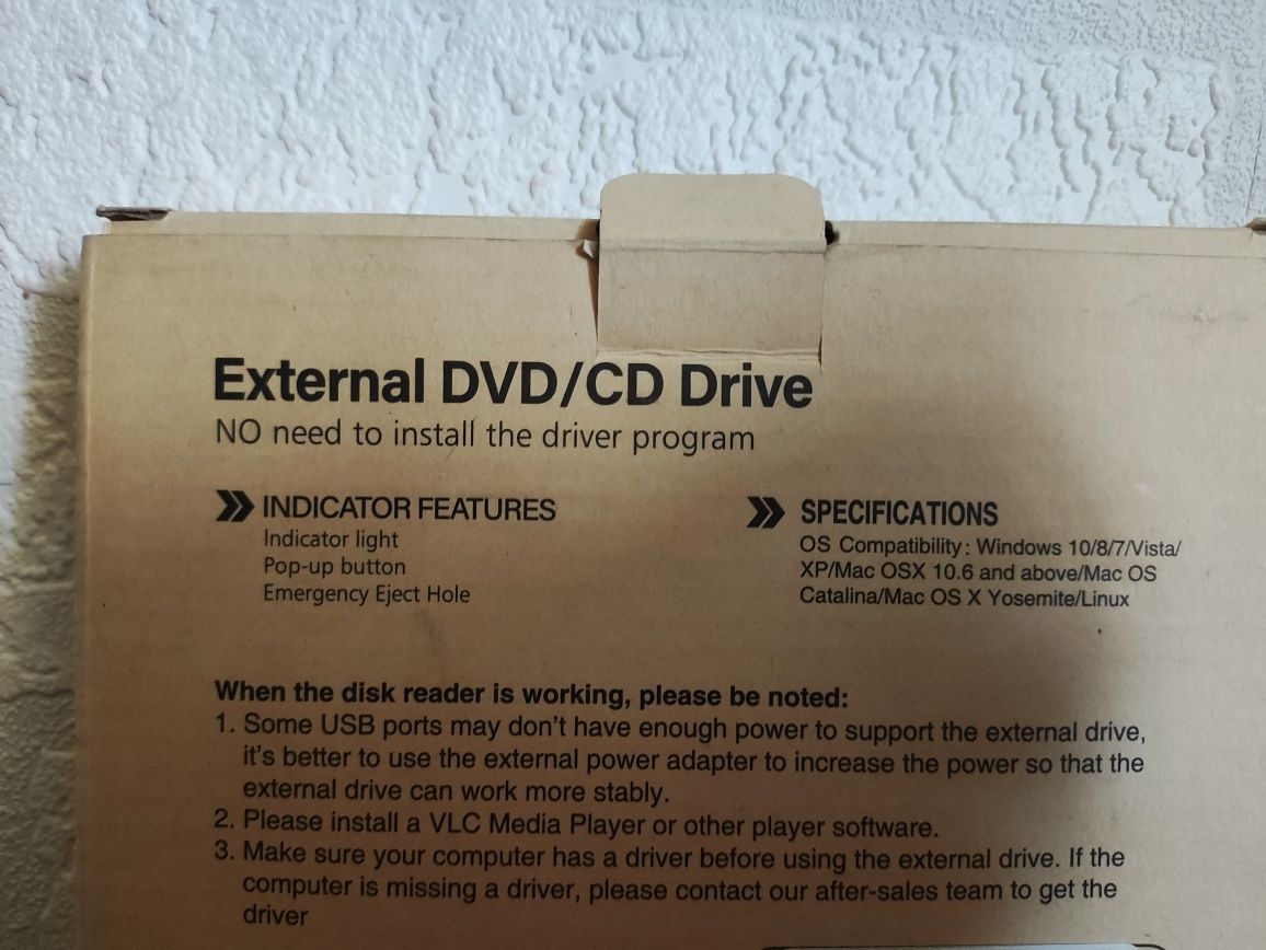 Nagrywarka CD DVD USB 3.0  2.0 zewnętrzna do laptopa komputera PC