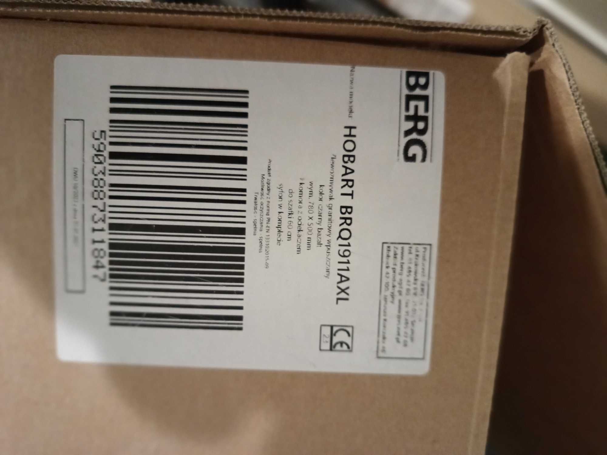 Zlew BERG 780x500