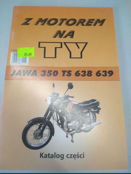 Książka katalog części jawa 350 TS 638. 639