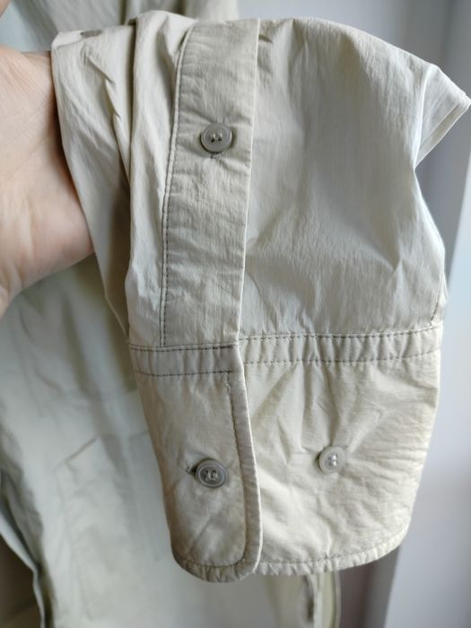 Zara koszula safari cargo zielona oversize XXL