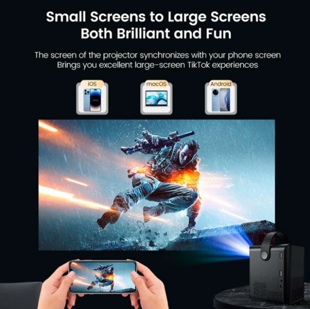 Противный проэктор isinbox x8 mini