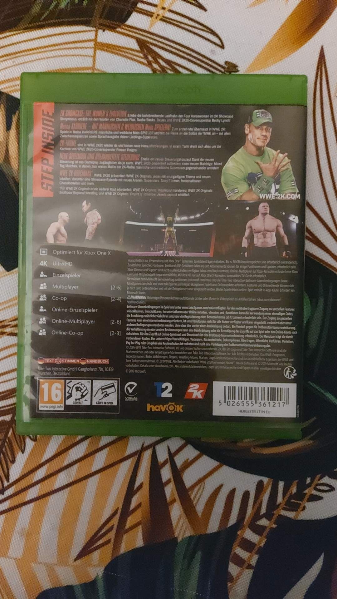 Gra na xbox one wwe2k20