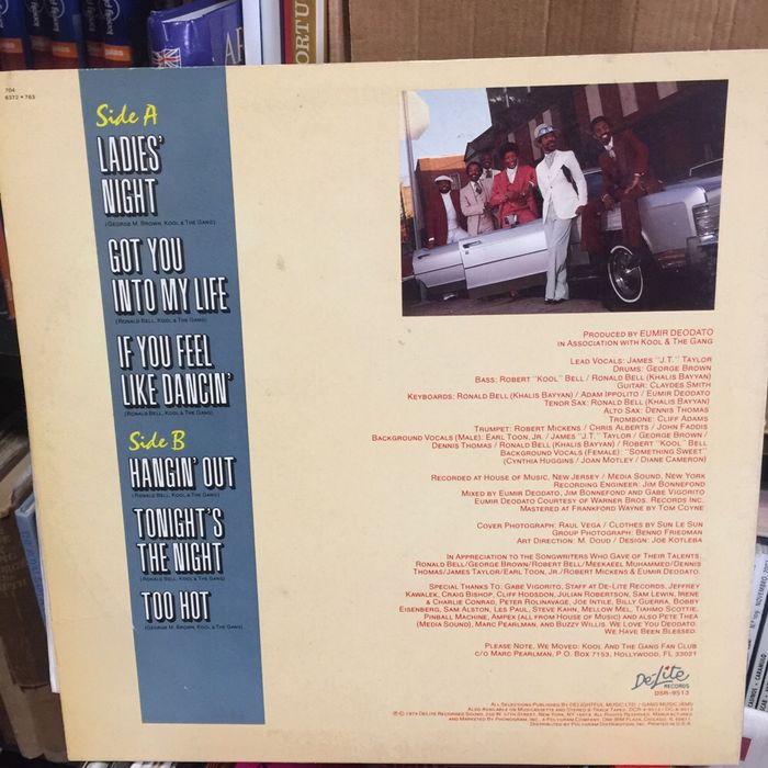 Vinil: Kool and the gang - Ladis night 1979