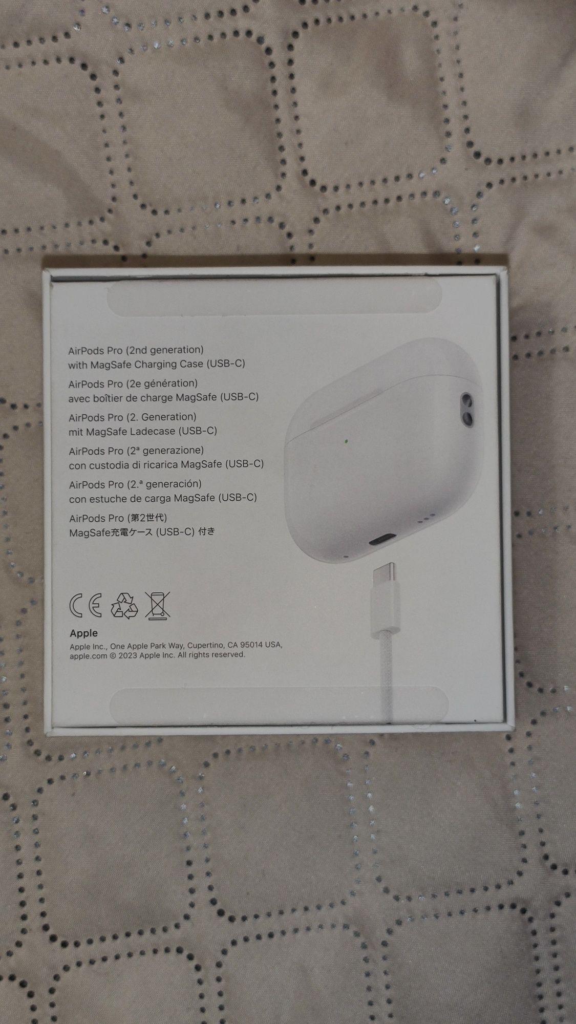 Навушники Apple AirPods Pro with MagSafe Case USB-C (2-ге покоління) (