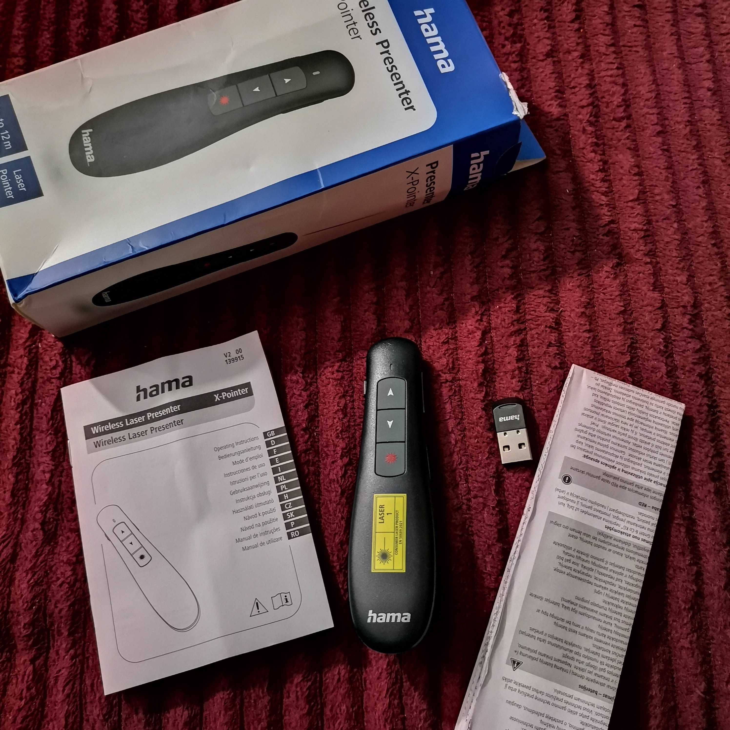 Презентаційна казка Hama Wireless Presenter X-Pointer Black