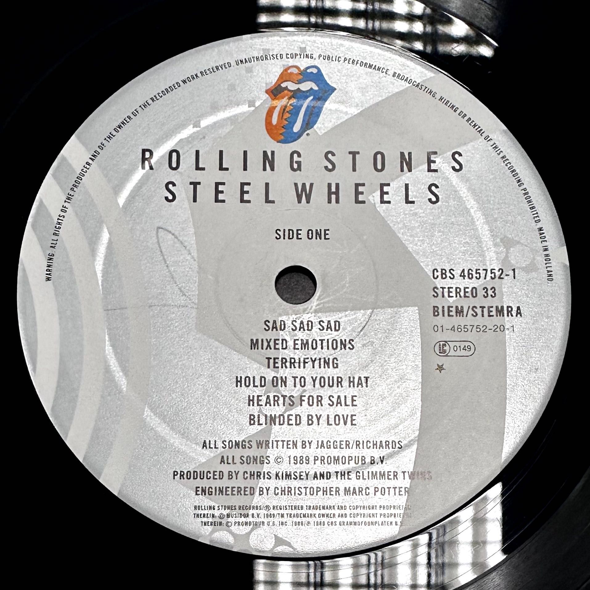 The Rolling Stones - Steel Wheels (Vinyl, 1989, Holland)