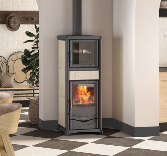 Kominek z piekarnikiem na drewno La Nordica Rosella Plus Forno EVO