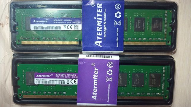 ОРИГИНАЛ Atermiter DDR3 1866MHz 8Gb НОВАЯ в упаковке только для AMD