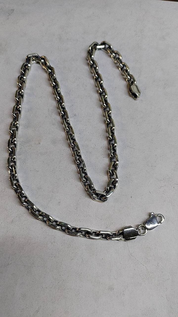 Серебряная цепочка ЯКОРЬ Серебро 925 по Вес от 50 грамм Новые.
