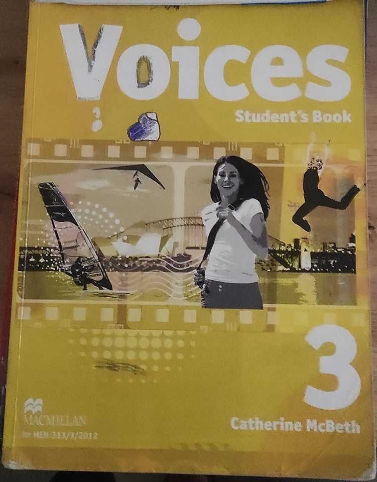 Voices 3 Język angielski, podręcznik i ćwiczenia.