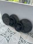 Pack discos musculação Decathlon