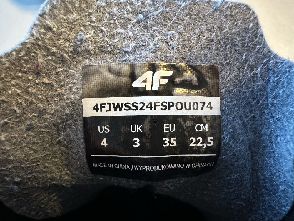 Halówki 4F buty na hale WF mało używane r.35, dla chłopca dziewczynki