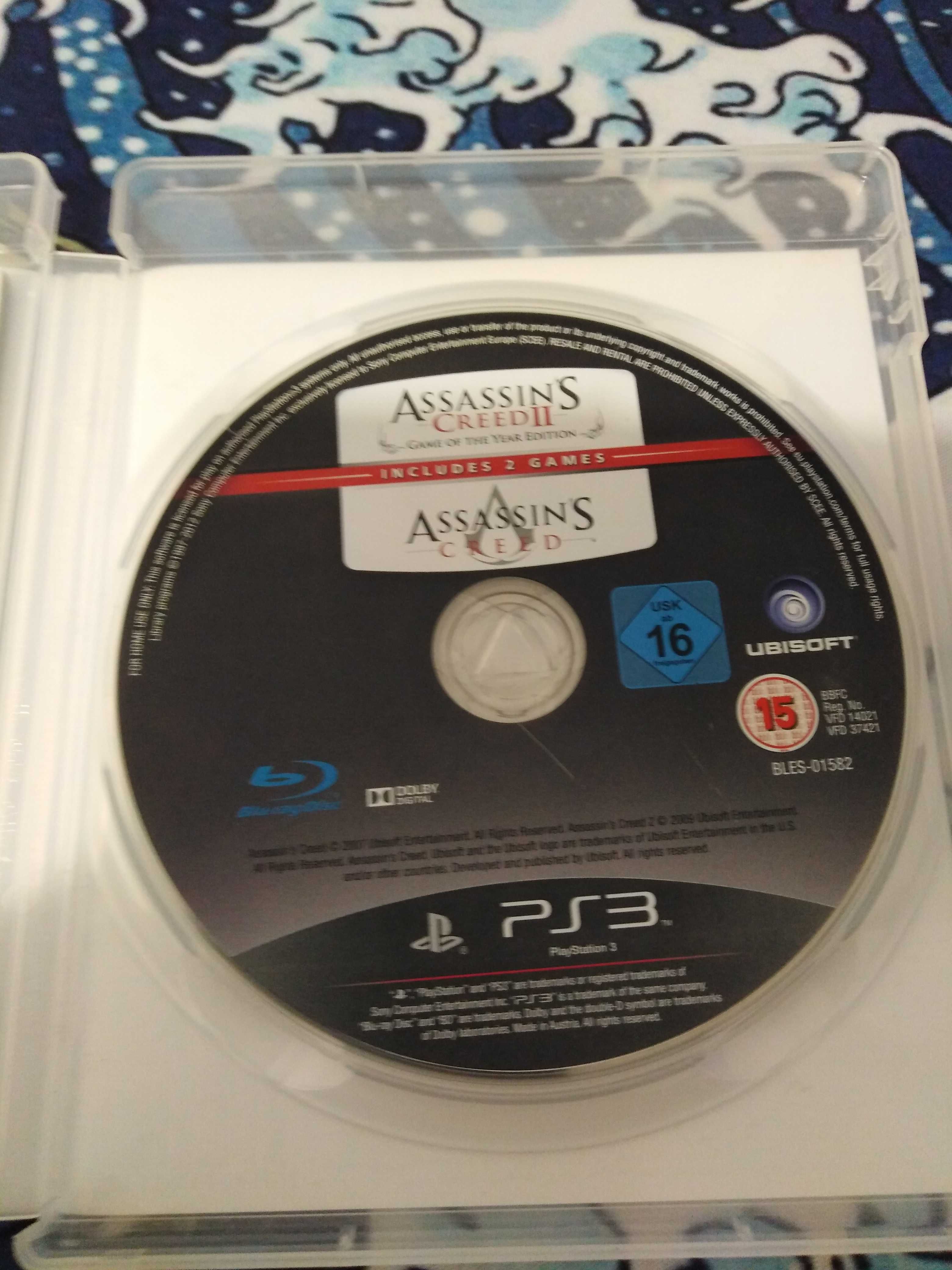 Sprzedam grę Assassin's Creed 2 i Assassin's Creed 1 na konsole ps3