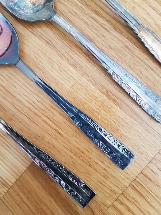 HEFRA łyżeczki do herbaty 6 szt. platerowane srebro