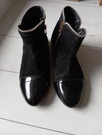 Buty botki czarne