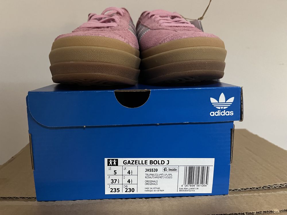 Adidas Gazelle Bold True Pink Gum