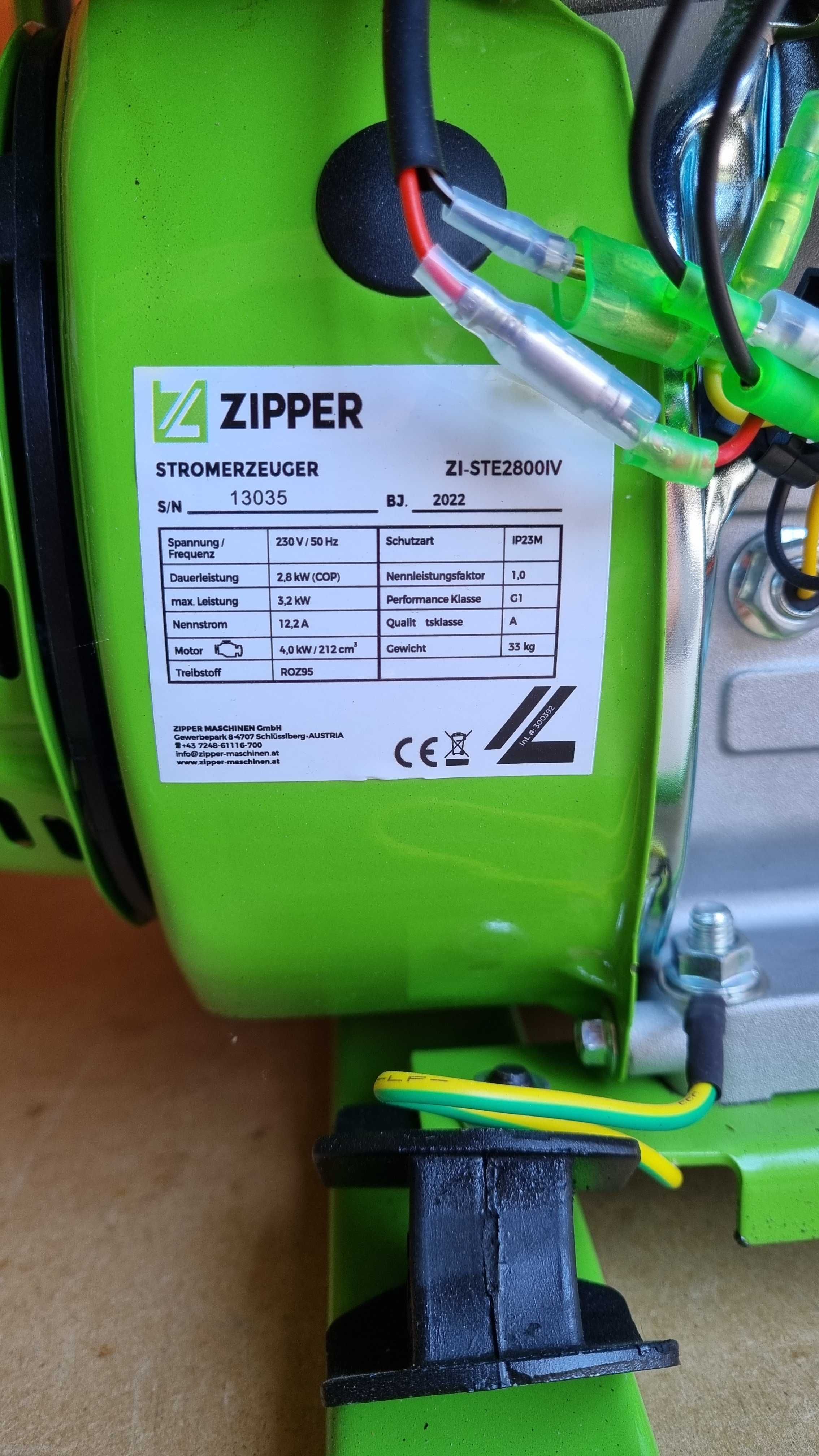 Agregat prądotwórczy Zipper ZI-STE2800IV