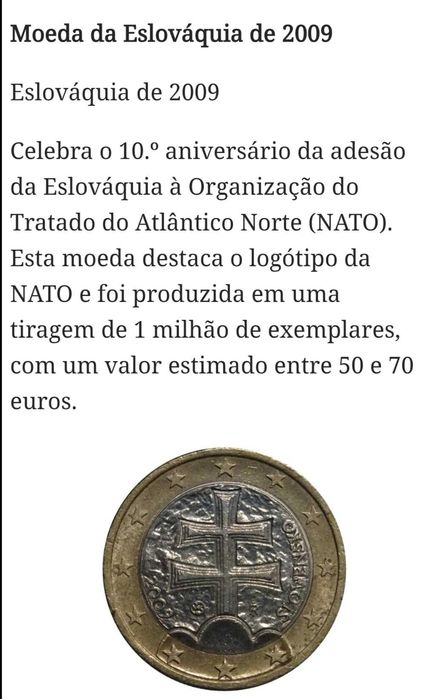 Moedas euro raras