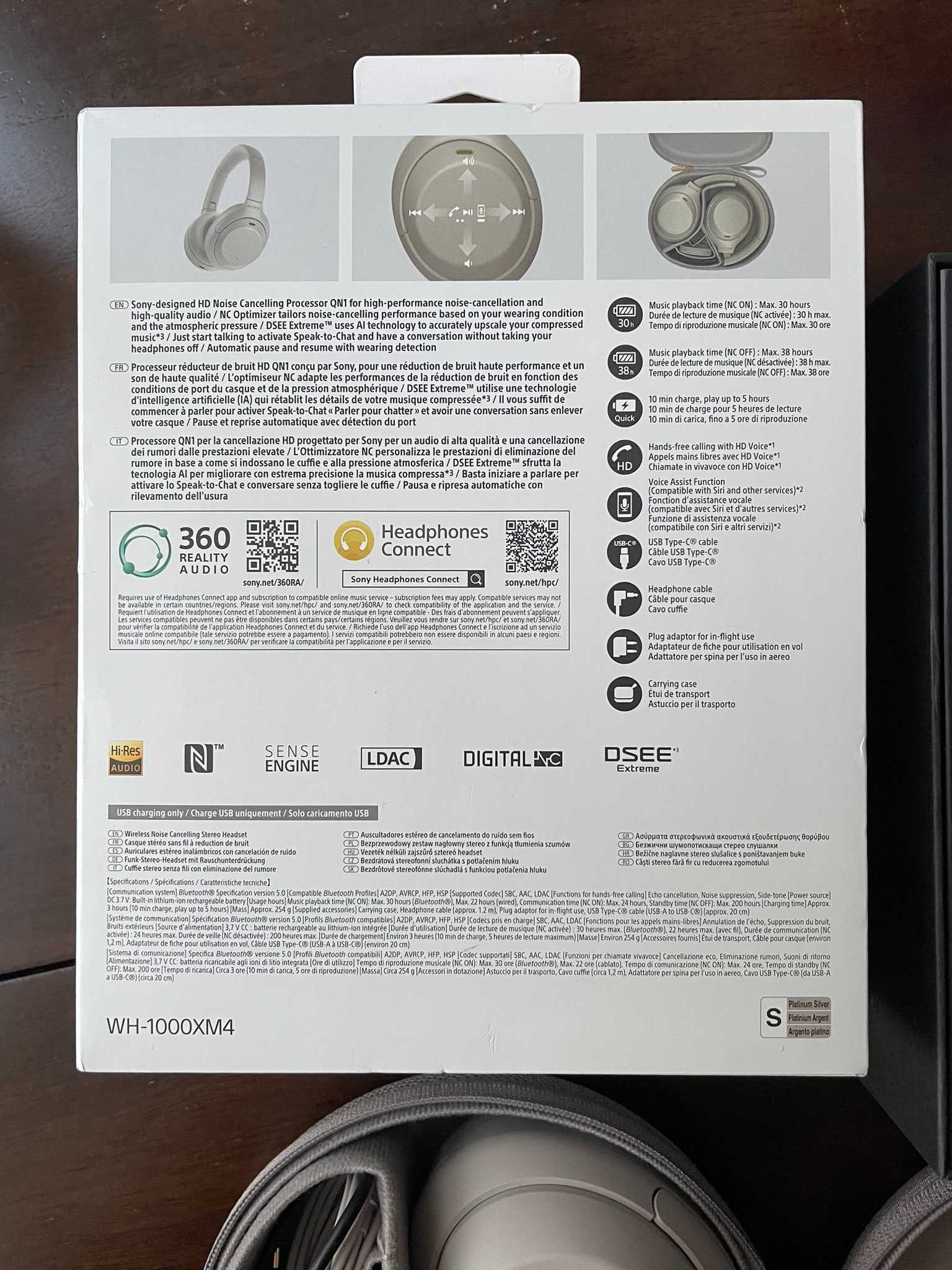Słuchawki Sony WH-1000xm4